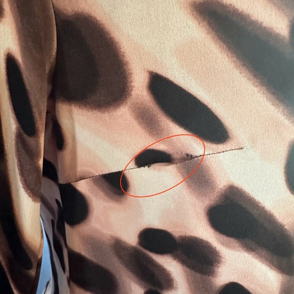 Jennifer Lopez Animal Leopard Print Ombre Snake Wrap Dress - Picture 14 of 15